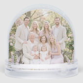 Romantic Dusty Blue Floral Family Monogram MH26 (裏面)