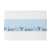 Romantic Dusty Blue Hydrangea Wedding 招待状ベリーバンド (裏面例)