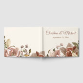 Romantic Dusty Rose Wedding ゲストブック (全面)