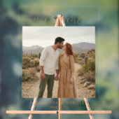 Romantic Earthy Minimalist Photo アクリルサイン (ニュートラル)
