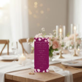 Romantic Elegant Wedding Ceremony Program プログラム