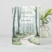 Romantic Enchanted Forest Birthday 招待状 (スタンド正面)