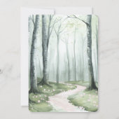 Romantic Enchanted Forest Wedding 招待状 (裏面)