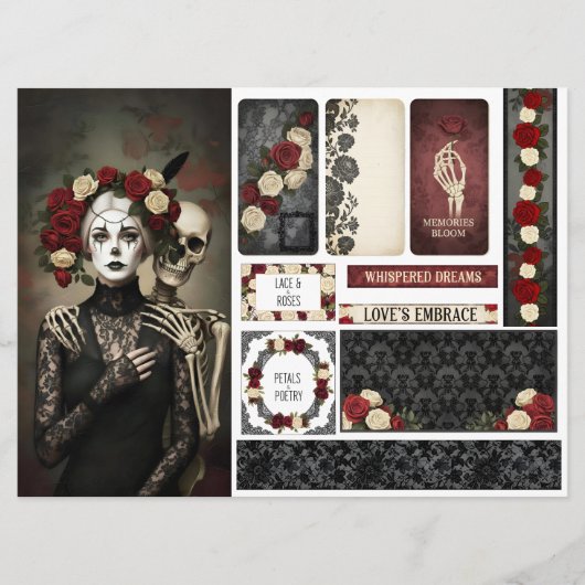 Romantic Ephemera Sheet  カード (正面)