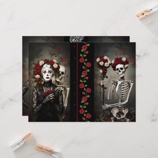 Romantic Ephemera Sheet  カード (正面/裏面インサイチュ)