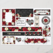 Romantic Ephemera Sheet  カード (裏面)