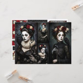 Romantic Ephemera Sheet  カード (正面/裏面インサイチュ)