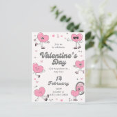 ​Romantic Every Day is Valentine's Custom Greeting シーズンポストカード (スタンド正面)