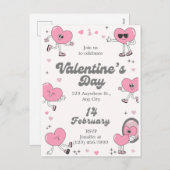 ​Romantic Every Day is Valentine's Custom Greeting シーズンポストカード (正面/裏面)