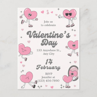 Romantic Every Day is Valentine's Custom Greeting シーズンポストカード