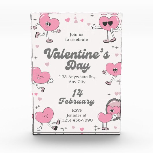 ​Romantic Every Day is Valentine's Custom Greeting フォトブロック (正面)