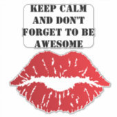 Romantic Field Flowers Lovers シール (正面)