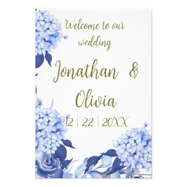 Romantic Field purple Flowers フォトプリント