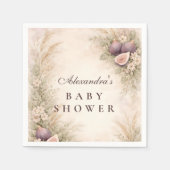 Romantic Fig Orchard Baby Shower スタンダードカクテルナプキン (正面)