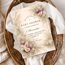 Romantic Fig Orchard Baby Shower