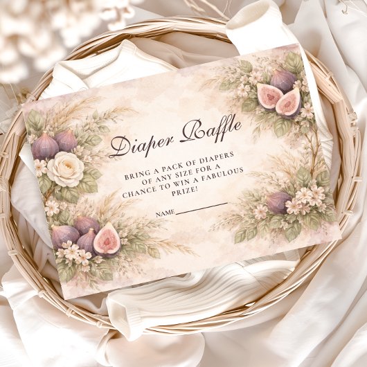 Romantic Fig Orchard Diapper Raffle エンクロージャーカード