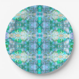 Romantic Floral Eastern – Elegant Boho Fantasy ペーパープレート