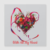 Romantic Floral Heart (正面)