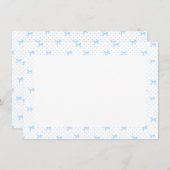 Romantic Floral Monogram Notecard サンキューカード (正面/裏面)