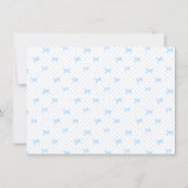 Romantic Floral Monogram Notecard サンキューカード (裏面)