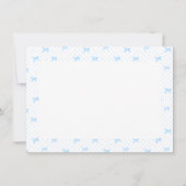 Romantic Floral Monogram Notecard サンキューカード (正面)