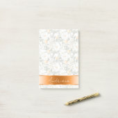 Romantic Floral Oranges Sicily Italian ポストイット (デスク上)
