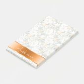 Romantic Floral Oranges Sicily Italian ポストイット (アングル)