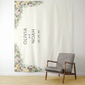 Romantic floral wedding タペストリー (インサイチュ)