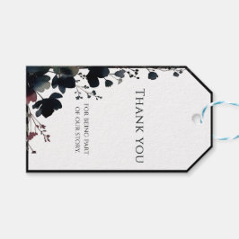 Romantic Floral Wedding Soft Elegant ギフトタグ