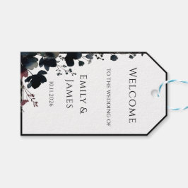 Romantic Floral Wedding Soft Elegant ギフトタグ