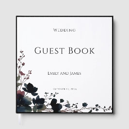 Romantic Floral Wedding Soft Elegant ゲストブック
