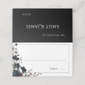 Romantic Floral Wedding Soft Elegant プレイスカード (外部開封)
