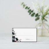 Romantic Floral Wedding Soft Elegant プレイスカード (スタンド正面)