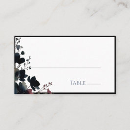 Romantic Floral Wedding Soft Elegant プレイスカード