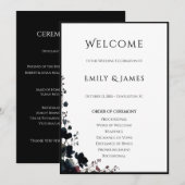 Romantic Floral Wedding Soft Elegant プログラム (正面/裏面)