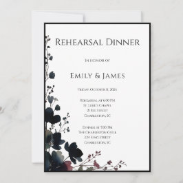 Romantic Floral Wedding Soft Elegant 招待状