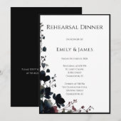 Romantic Floral Wedding Soft Elegant 招待状 (正面/裏面)