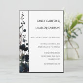 Romantic Floral Wedding Soft Elegant 招待状 (スタンド正面)