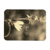 Romantic Flower Boho – Botanical Fantasy Thank You マグネット (横)