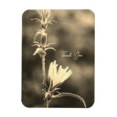Romantic Flower Boho – Botanical Fantasy Thank You マグネット (縦)