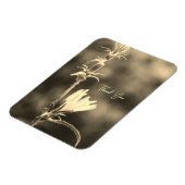 Romantic Flower Boho – Botanical Fantasy Thank You マグネット (左側)