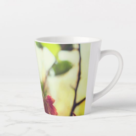 Romantic Flower Boho – Botanical Fantasy Thanks カフェラテマグ (右)