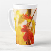 Romantic Flower Boho – Botanical Fantasy Thanks カフェラテマグ (左アングル)