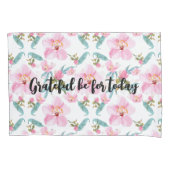 Romantic flowers blooming garden 枕カバー (正面)