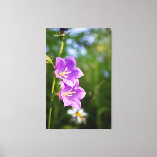 Romantic Flowers – Botanical Fantasy Boho キャンバスプリント (正面)