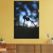 Romantic Flowers – Botanical Fantasy Boho キャンバスプリント (インサイチュ (リビング))