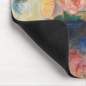 Romantic Flowers Bouquet - Odilon Redon マウスパッド (コーナー)