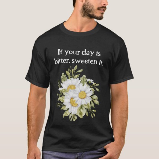 Romantic flowers cottage  style garden tシャツ (正面)