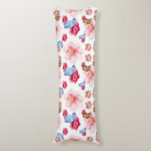 Romantic flowers in English cottage garden ボディピロー (正面縦)