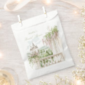 Romantic French Garden Chateau Bridal Shower  フェイバーバッグ (クリップ留めされた状態)